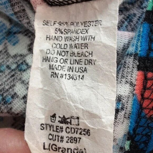 LA Breeze dress women's size large multicolor mini - Picture 10 of 11